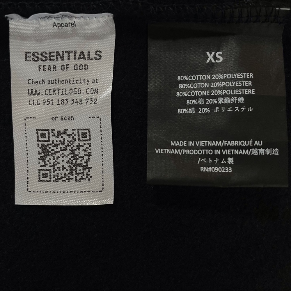 NWT Fear of God Essentials Heather Oatmeal Hoodie - Picture 7 of 9